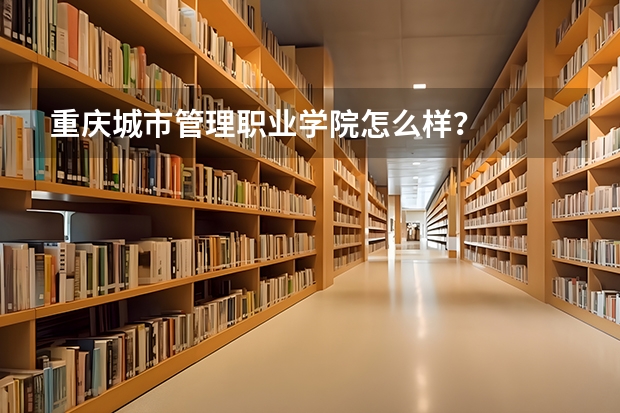 重庆城市管理职业学院怎么样？