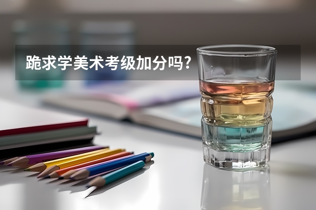 跪求学美术考级加分吗?