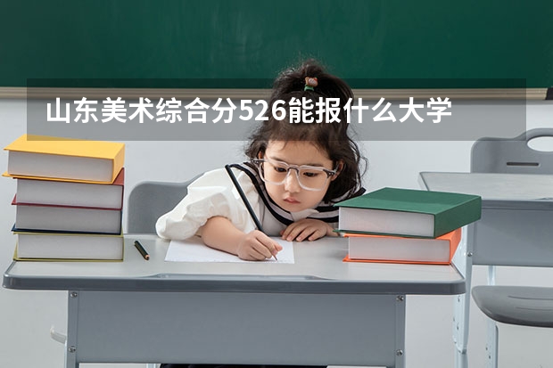 山东美术综合分526能报什么大学