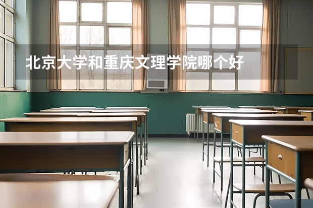 北京大学和重庆文理学院哪个好