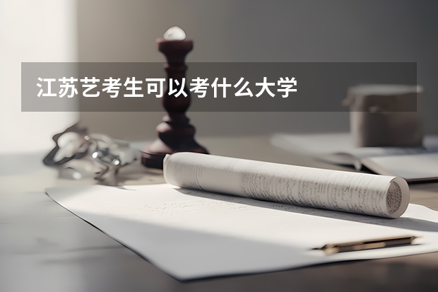 江苏艺考生可以考什么大学