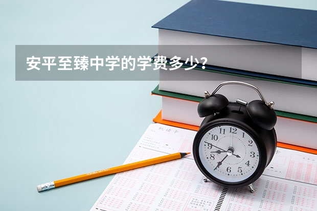 安平至臻中学的学费多少？