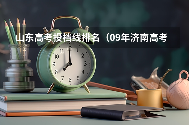 山东高考投档线排名（09年济南高考二批分数线）