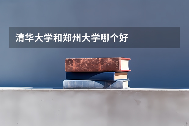 清华大学和郑州大学哪个好