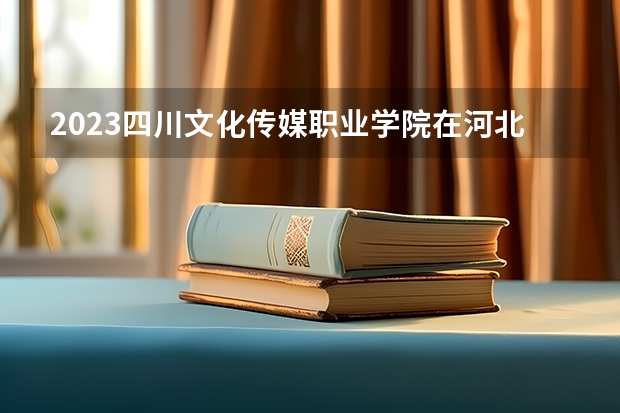 2023四川文化传媒职业学院在河北高考专业招生计划人数