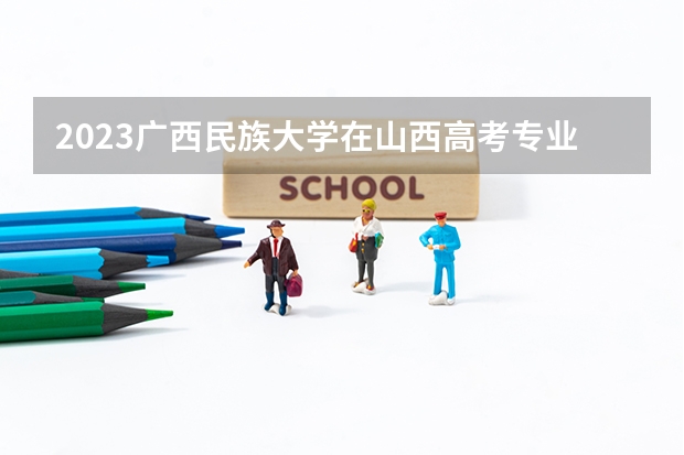 2023广西民族大学在山西高考专业招生计划人数