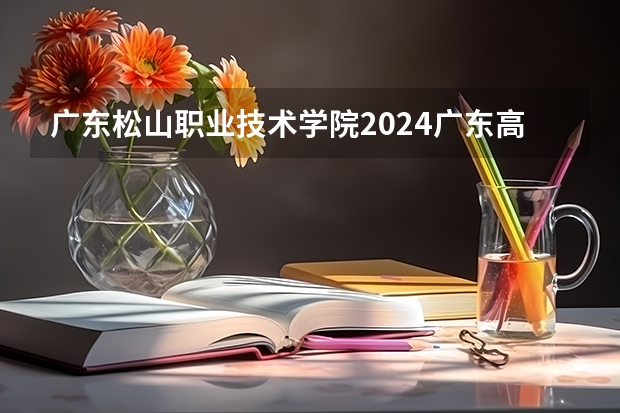 广东松山职业技术学院2024广东高考招生计划详解