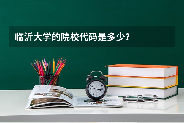 临沂大学的院校代码是多少？