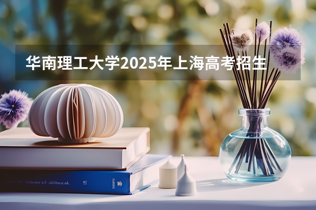 华南理工大学2025年上海高考招生计划预测