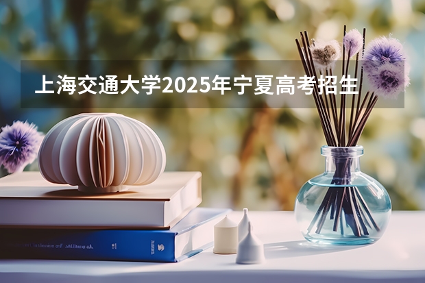 上海交通大学2025年宁夏高考招生计划预测