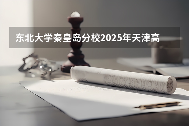 东北大学秦皇岛分校2025年天津高考招生计划预测