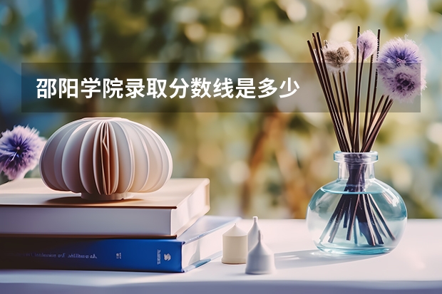 邵阳学院录取分数线是多少