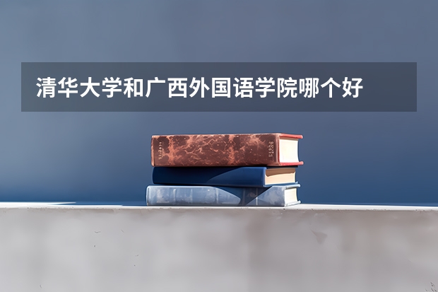 清华大学和广西外国语学院哪个好