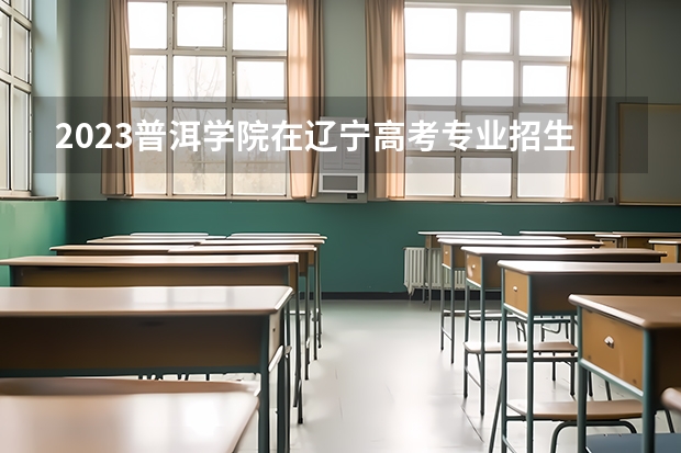 2023普洱学院在辽宁高考专业招生计划人数