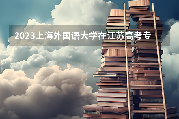 2023上海外国语大学在江苏高考专业招生计划人数