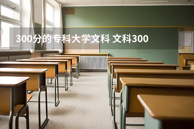 300分的专科大学文科 文科300分的公办专科院校有学前教育专业