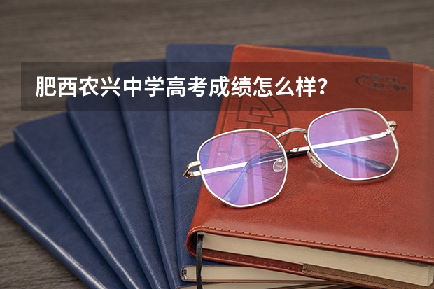 肥西农兴中学高考成绩怎么样？