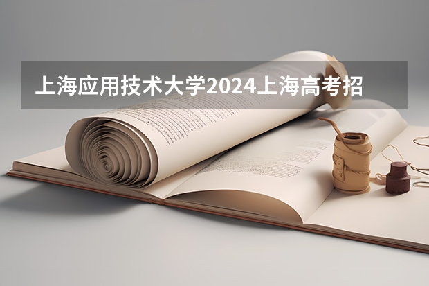 上海应用技术大学2024上海高考招生计划详解